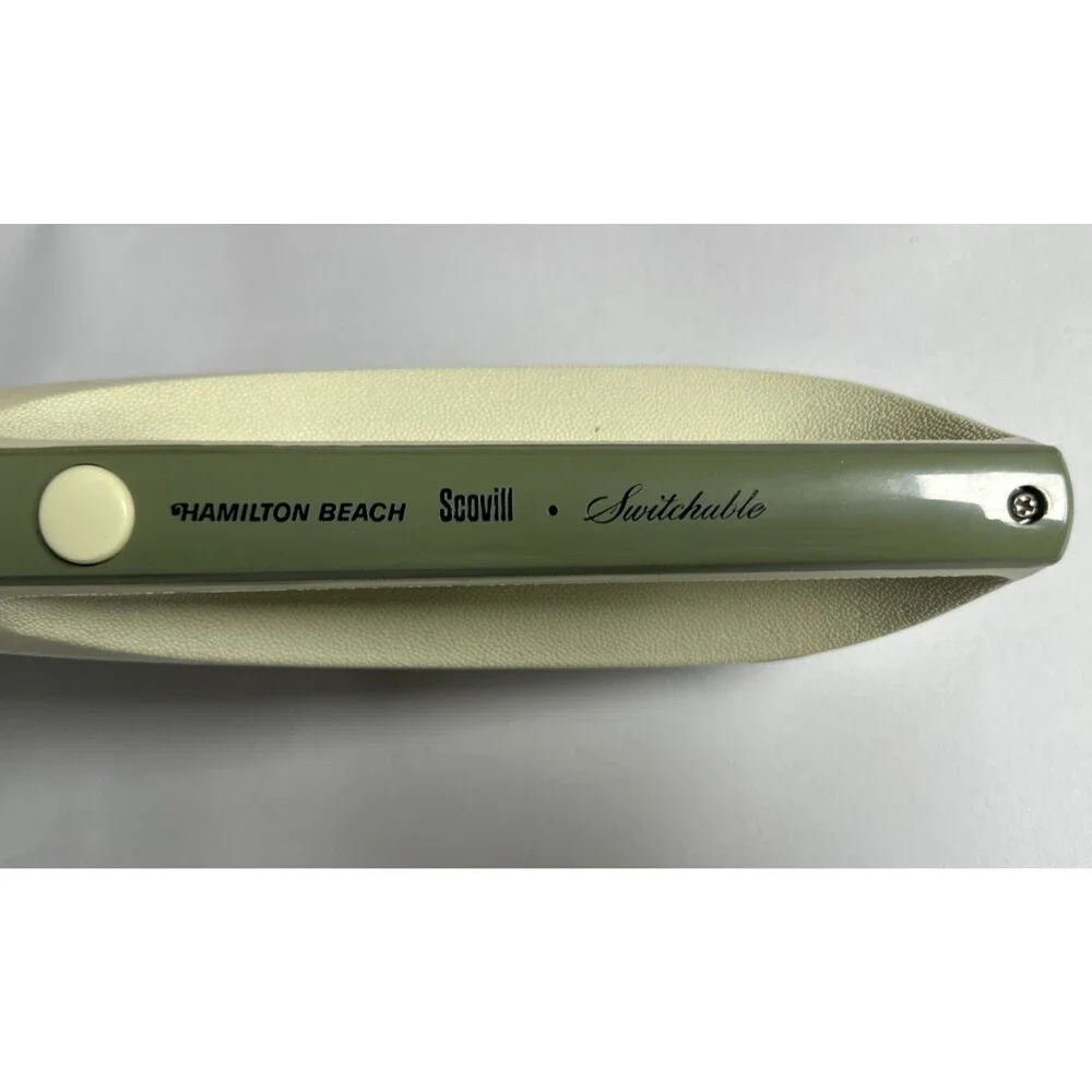 Hamilton Beach Scovill Avocado Switchable Electric Knife Wall Mount Orig Box297A